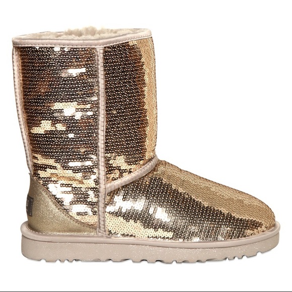 gold uggs
